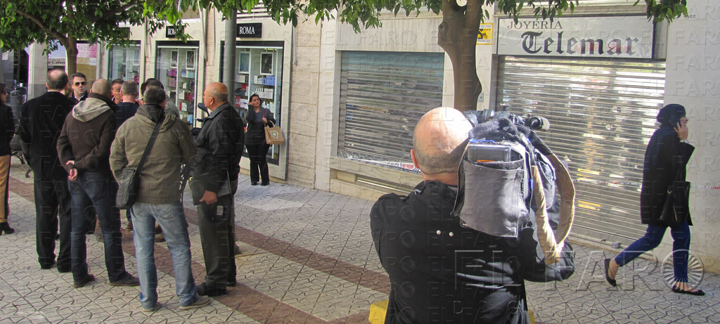 El suceso conmocionó al resto de establecimientos del centro de la ciudad. Los propietarios recibieron el apoyo de la población.