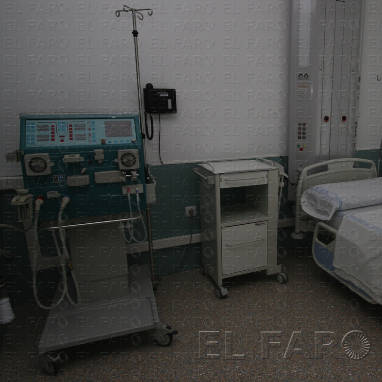 Los equipos instalados en el centro hospitalario de Loma Colmenar.