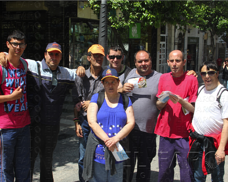 Los participantes distribuyeron material informativo.