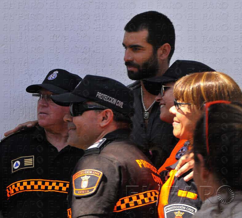 La Asociación de Voluntarios de Protección Civil sucumbió a los encantos de Faruq.