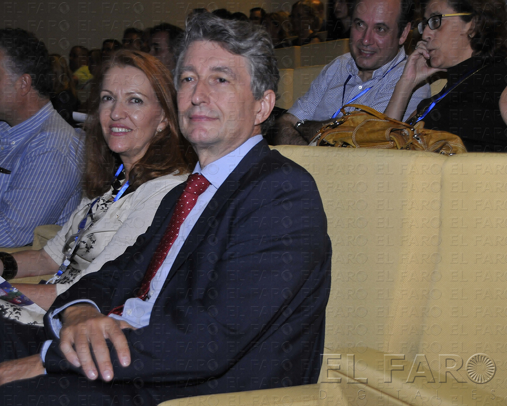 Luis Agüera, presidente de la SEPG, ayer durante la presentación.