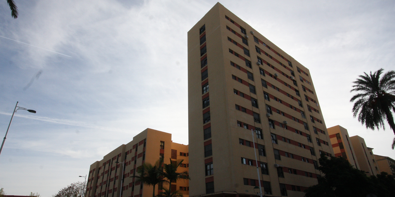Edificios ubicados en Puertas del Campo cuya fotografía ilustra el último informe de este organismo dependiente del Ministerio de Defensa.