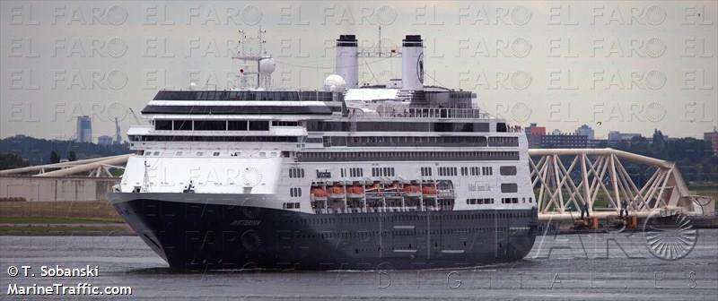 El crucero 'Rotterdam'. Foto de MarineTraffic.com