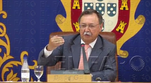 El presidente Vivas, hoy en el Pleno