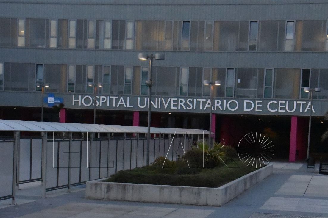 Fachada del Hospital Universitario de Ceuta
