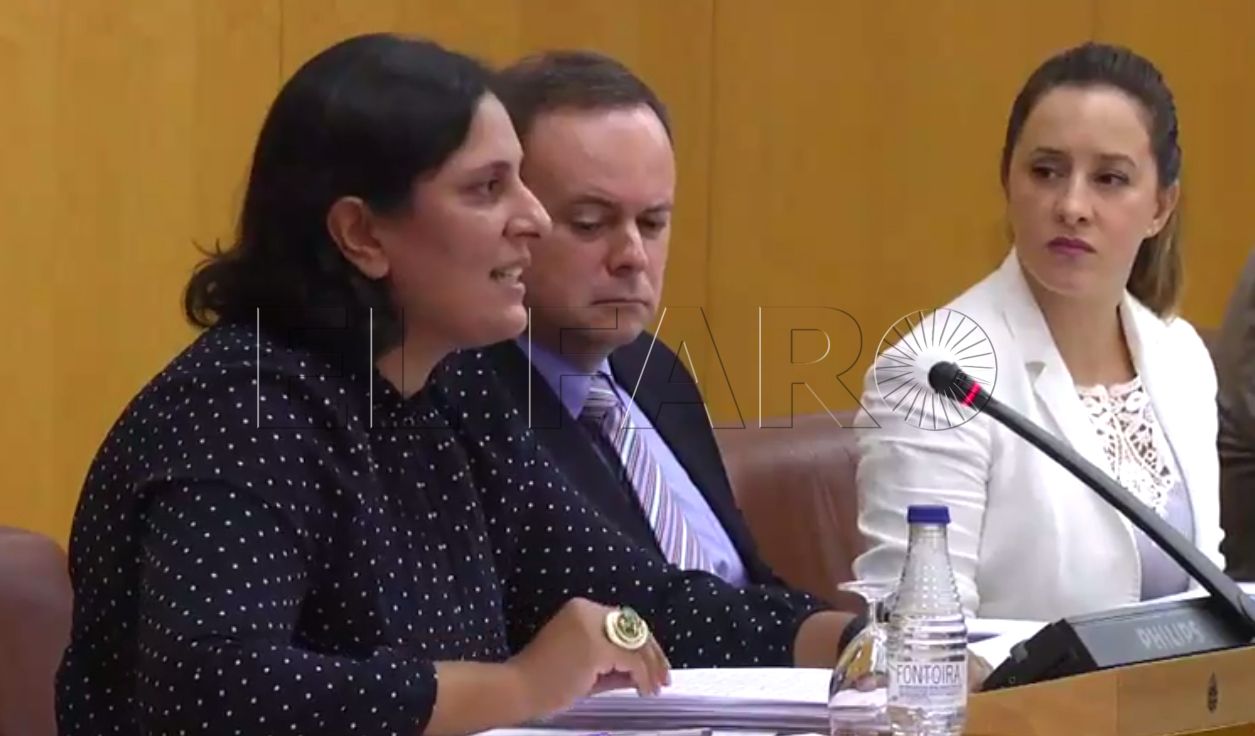 La consejera Kissy Chandiramani, durante su intervención.