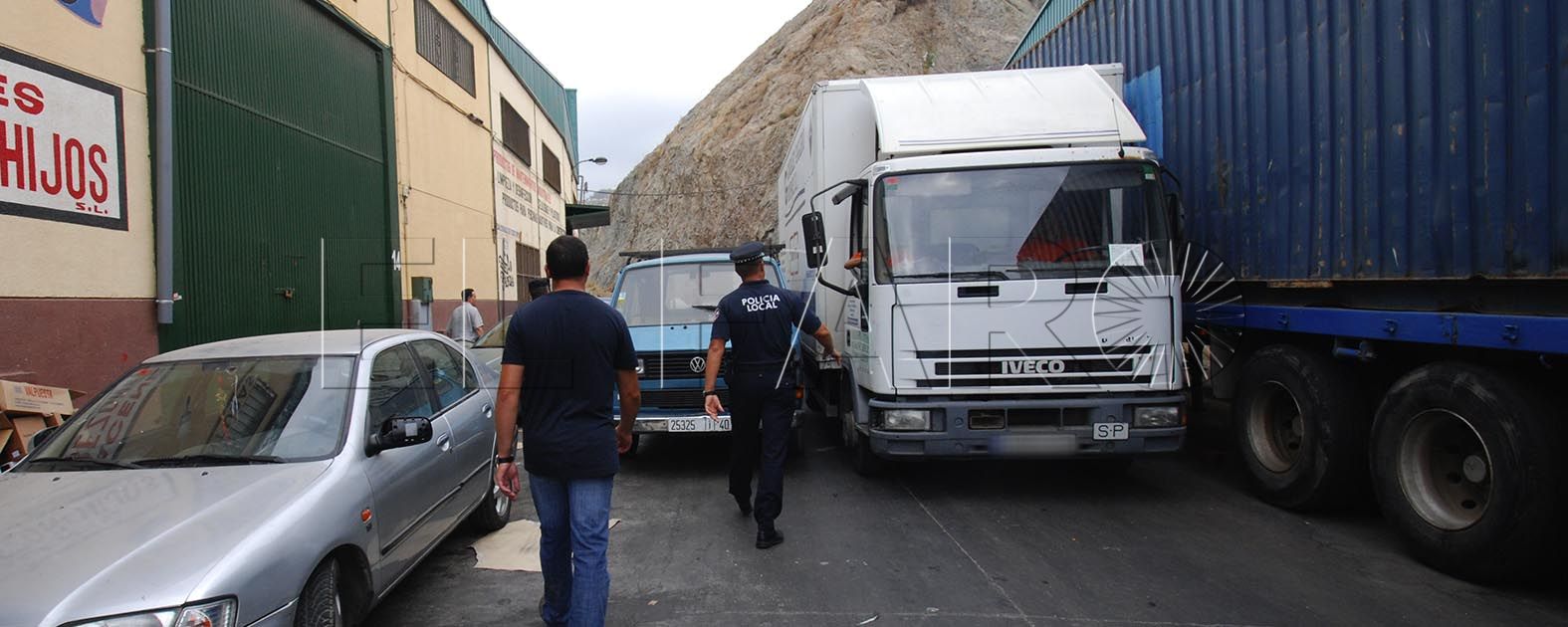 visita del consejero al poligono del tarajal