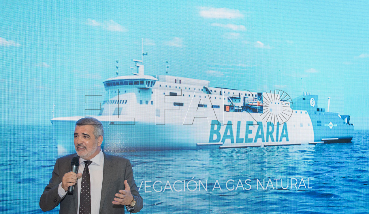 El presidente de Baleària, Adolfo Utor.