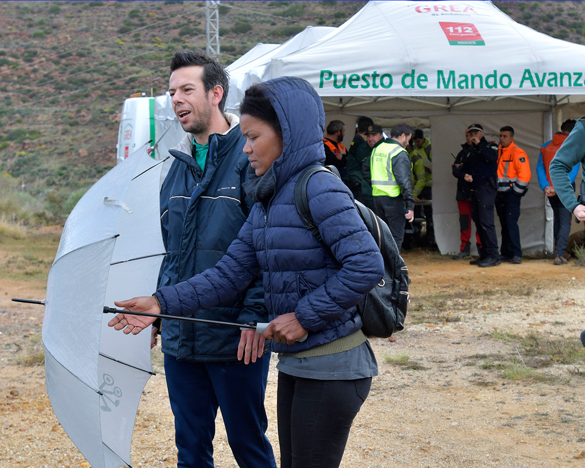 Almeria (España), 01/03/2018.- AL01 ALMERIA 11/03/2018. Fotografía de archivo del 01/03/2018 de Ángel Cruz (i), padre del niño desaparecido en Níjar, y su pareja Ana Julia Quezada, durante el segundo dia de busqueda del pequeño Gabriel. Las fuerzas de seguridad han encontrado en el maletero de Ana Julia el cadáver de Gabriel Cruz, el niño de 8 años desaparecido el 27 de febrero en Las Hortichuelas, en Níjar (Almería),