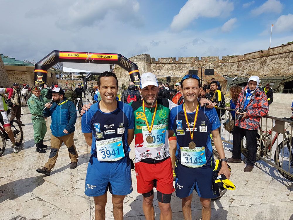 III Cuna Legion 2018 ganadores 50km 2