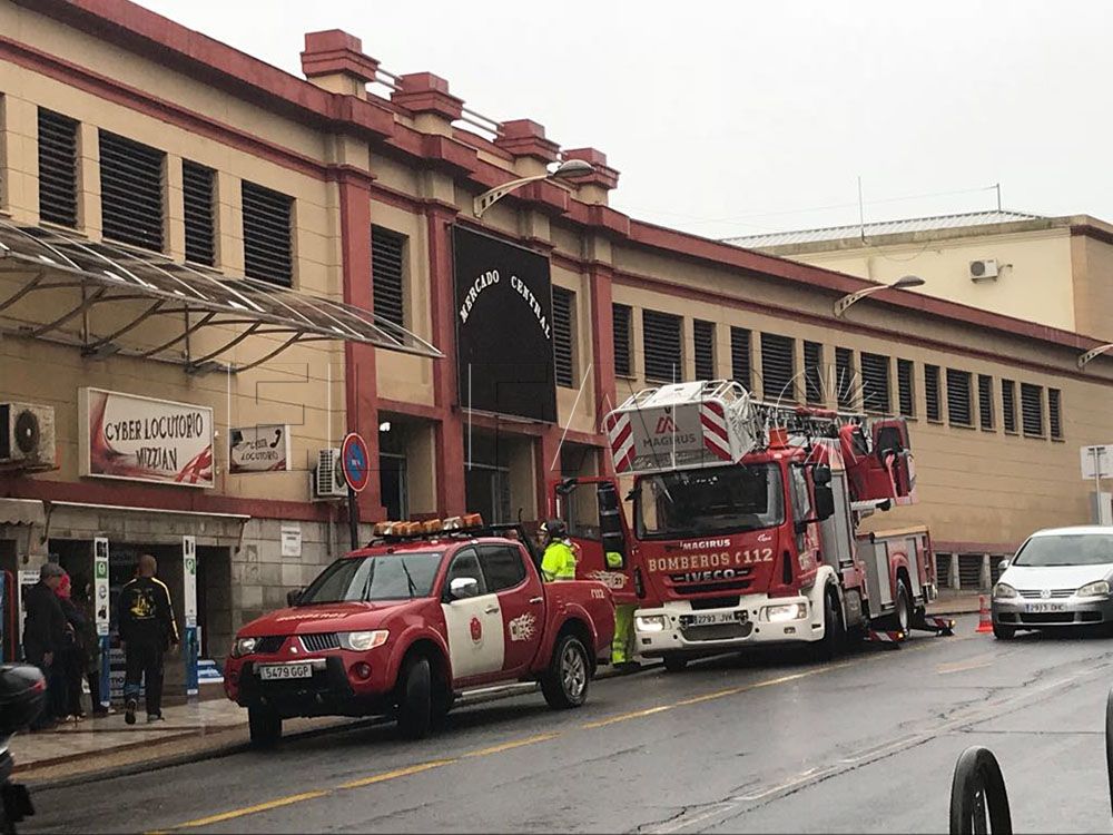 Intervención de Bomberos - Mercado Central