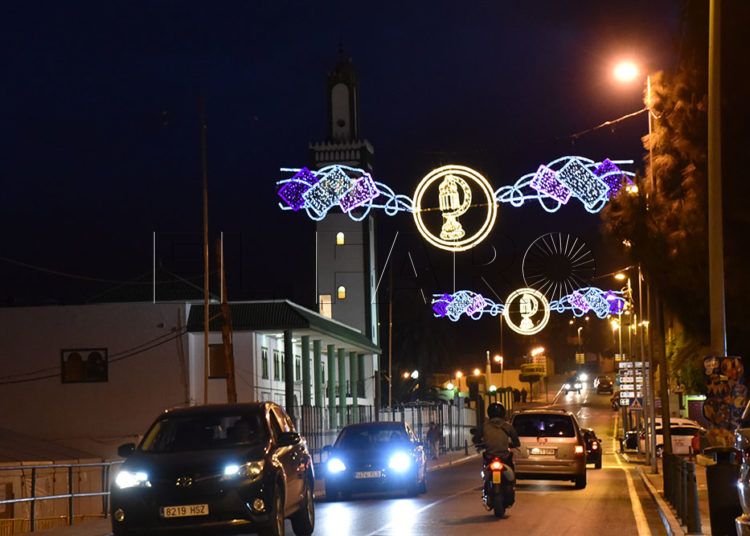 Alumbrado - Luces de Ramadán en las calles de Ceuta