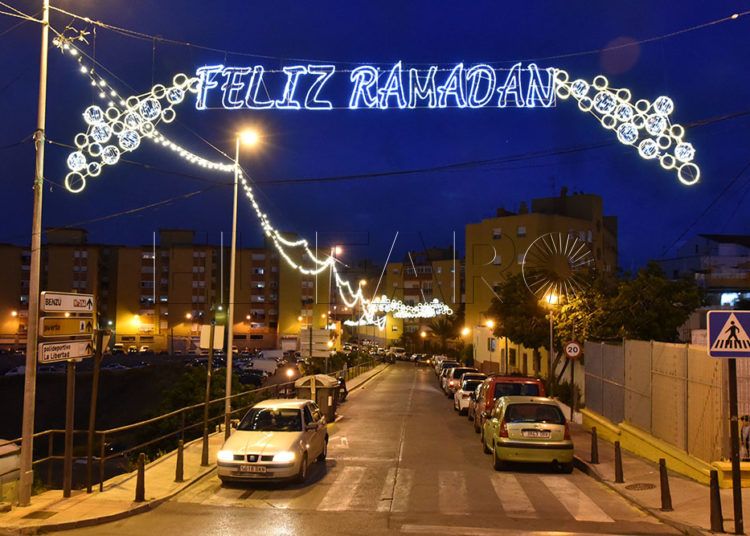 Alumbrado - Luces de Ramadán en las calles de Ceuta