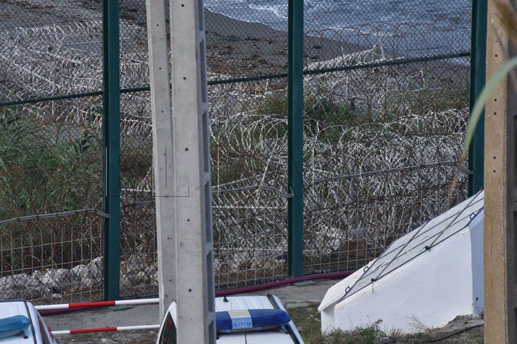 Concertinas de la valla de Ceuta