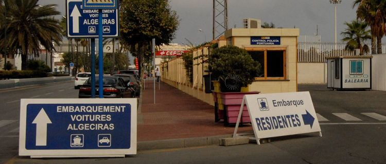 Carril residentes puerto ceuta