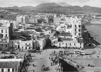 Puente de la Almina. Hacia 1930. (Colecccón Copistería Ana Sánchez)