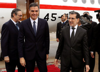 Sánchez llega a Rabat para reuniones con Mohamed VI y el primer ministro