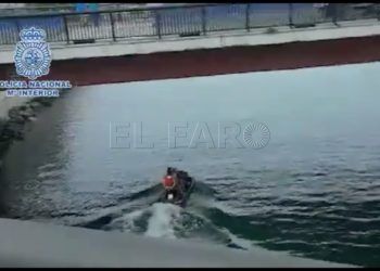 Imagen correspondiente con la operación llevada a cabo por la UDYCO de la Policía Nacional en la que se captaron los pases de inmigrantes