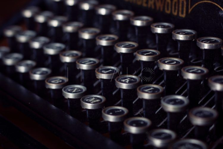 teclado maquina de escribir