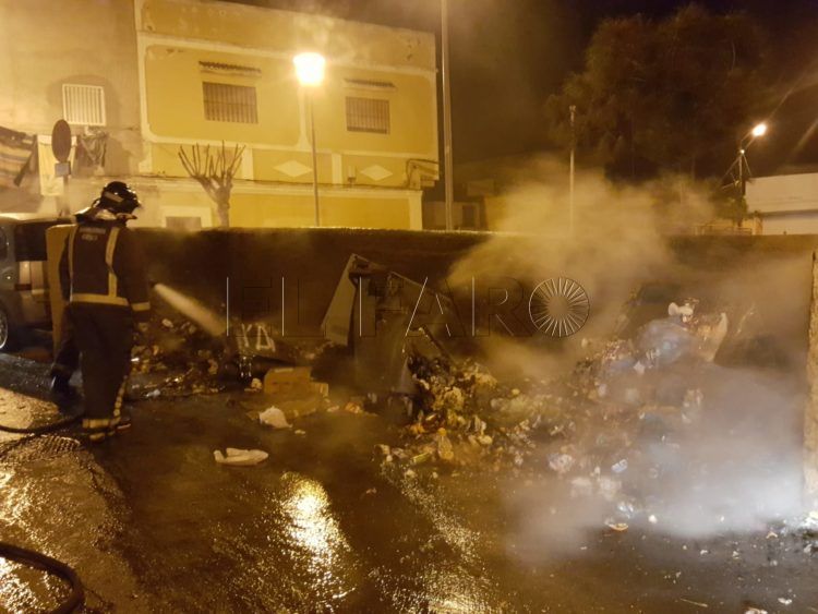 Bomberos Príncipe Contenedores 13 marzo