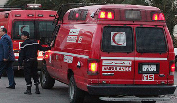 ambulancia marruecos map
