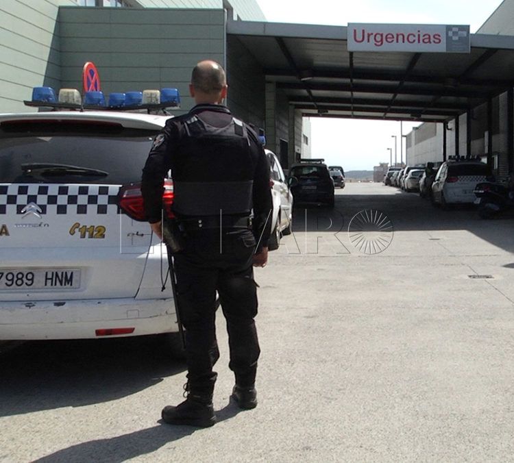 policia local en urgencias hospital