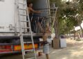 Recogida de instalaciones de la Feria de Ceuta 2019