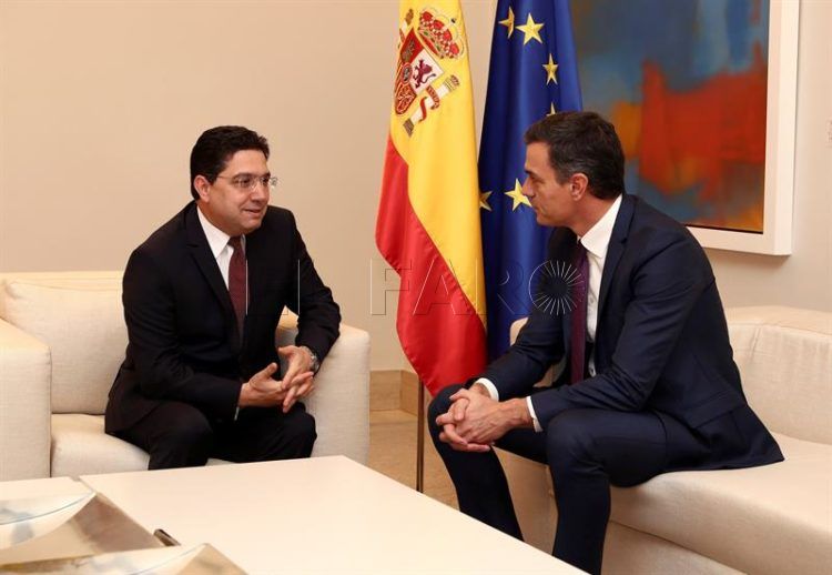 pedro-sanchez-bourita-ministro-exteriores-marruecos