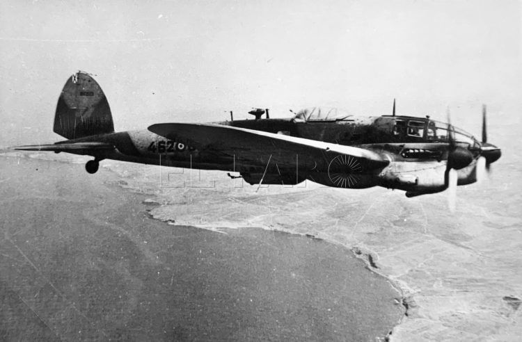 Avión 'Heinkel' en misión de reconocimiento sobre el Sáhara en diciembre de 1957(1)
