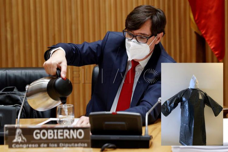 ministro-sanidad-sanitarios-bolsa-basura
