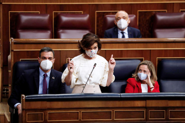 carmen-calvo-pedro-sanchez-nadia-calviño-rafael-simancas-psoe
