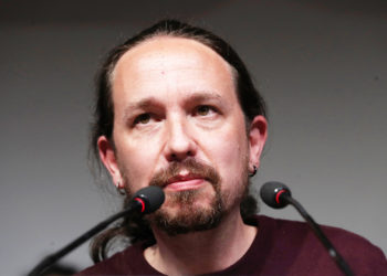 MADRID, 04/05/2021.- El lÌder de Unidas Podemos y candidato a la presidencia de la Comunidad de Madrid, Pablo Iglesias, comparece ante los medios hoy martes en la sede del partido, en Madrid, tras conocer los resultados de las elecciones autonÛmicas. EFE/Kiko Huesca
