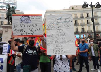 Guardias civiles de todo el país se manifiestan en Madrid por sus derechos