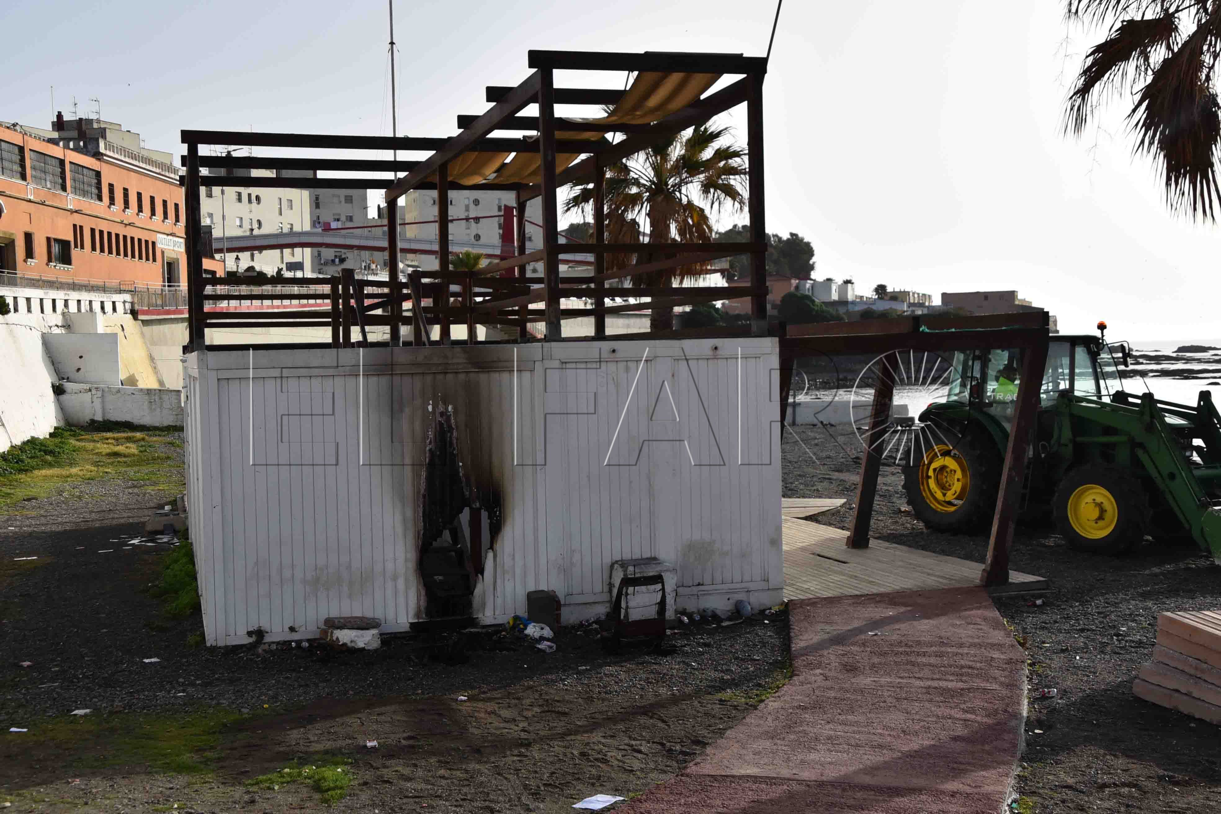 incendio caseta socorrismo - almadraba
