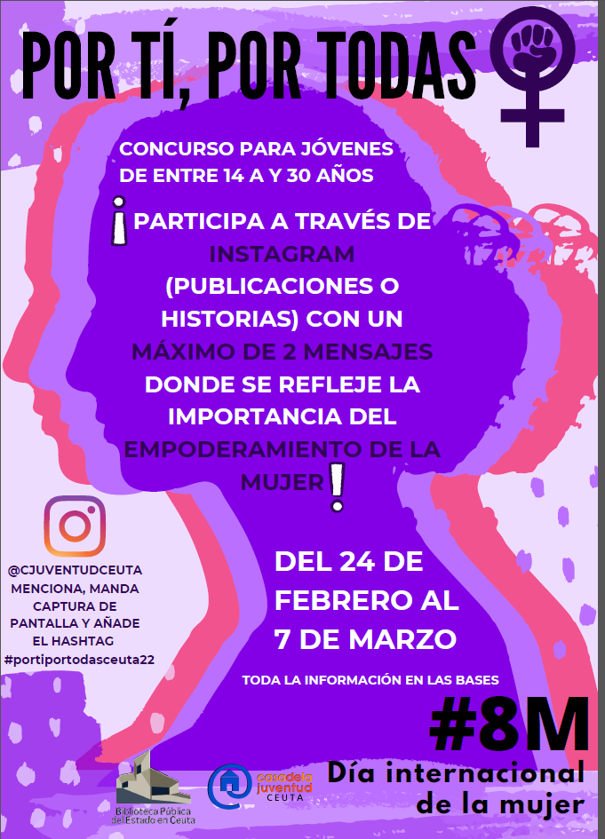 CARTEL POR TI POR TODAS - concurso día mujer