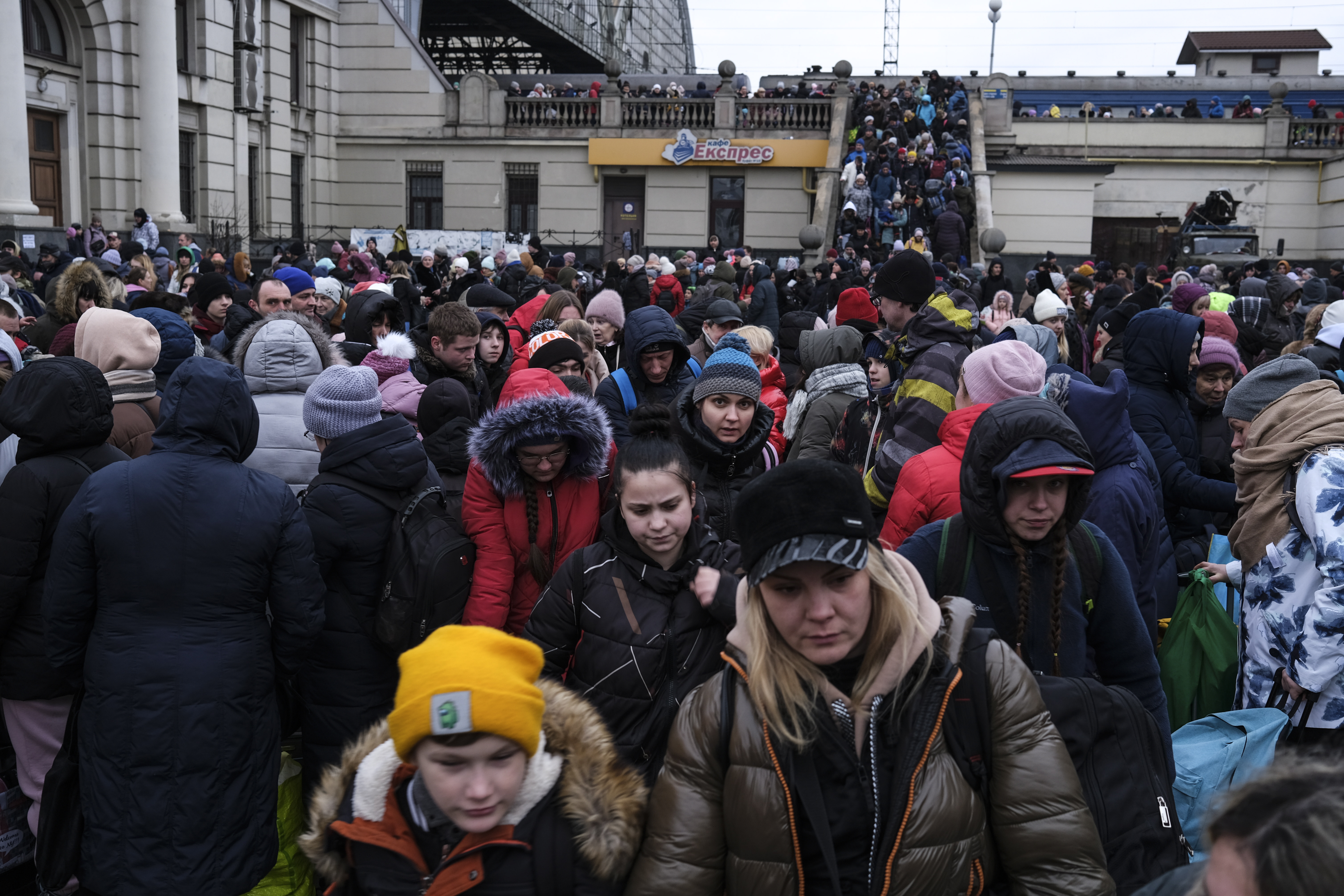 Displaced Ukrainians
