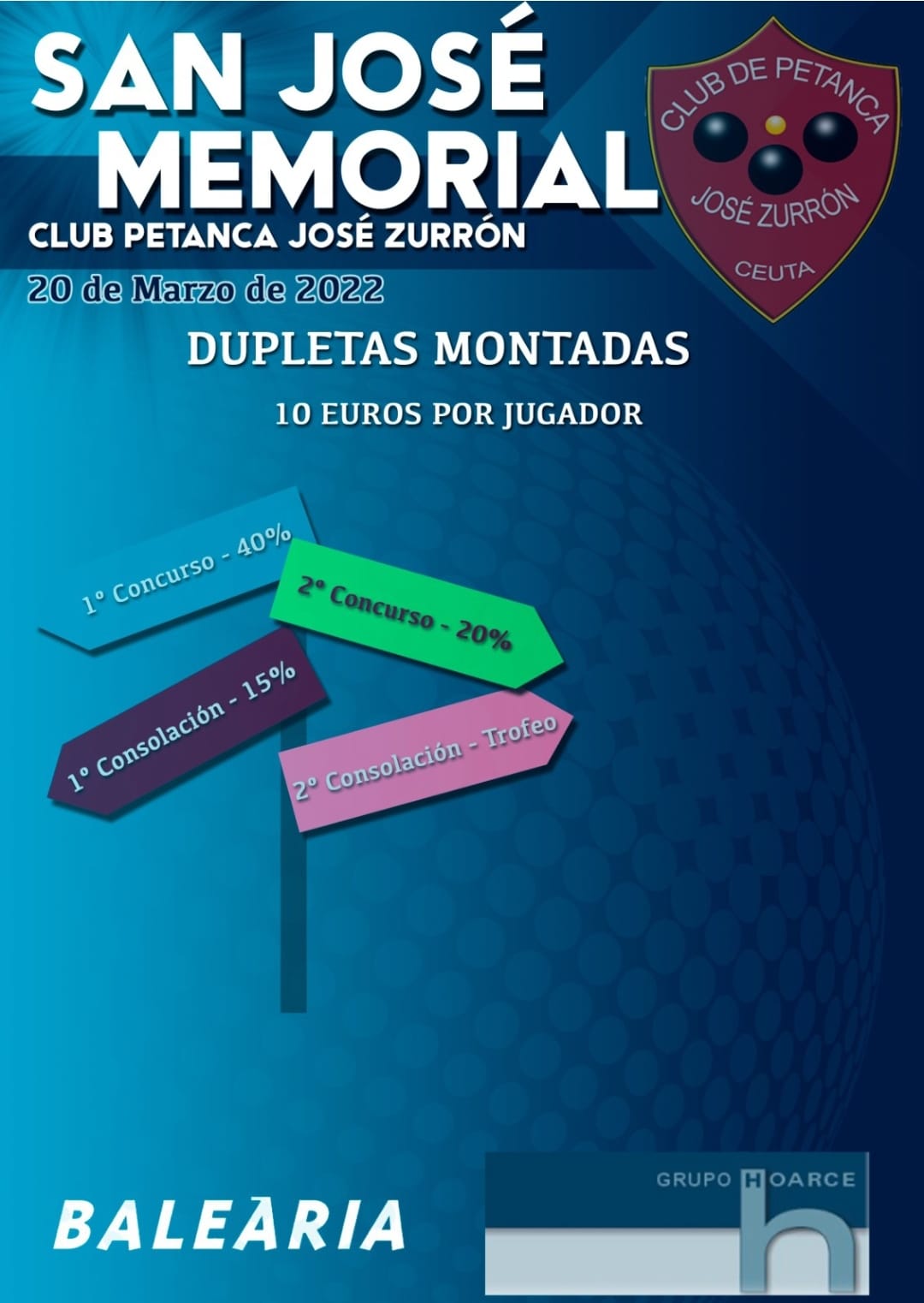 cartel torneo petanca