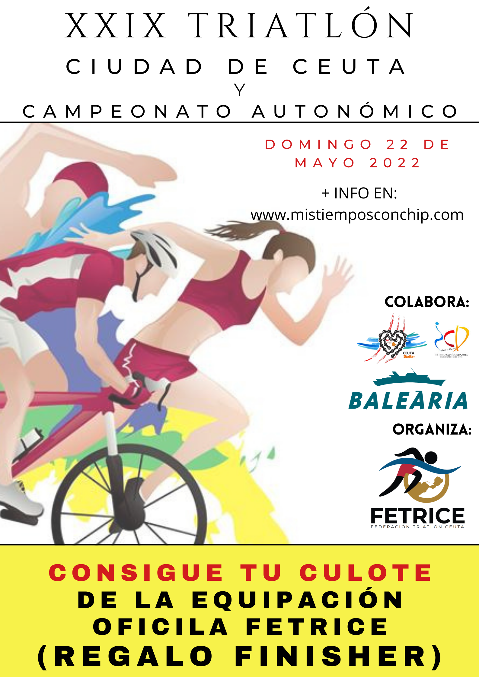 Cartel Triatlón 2022
