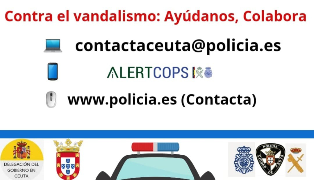 cartel contra el vandalismo