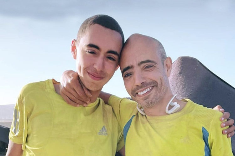 ismael dris y su hijo