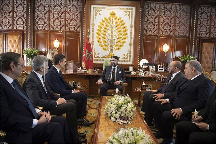 pedro-sanchez-mohamed-vi-marlaska