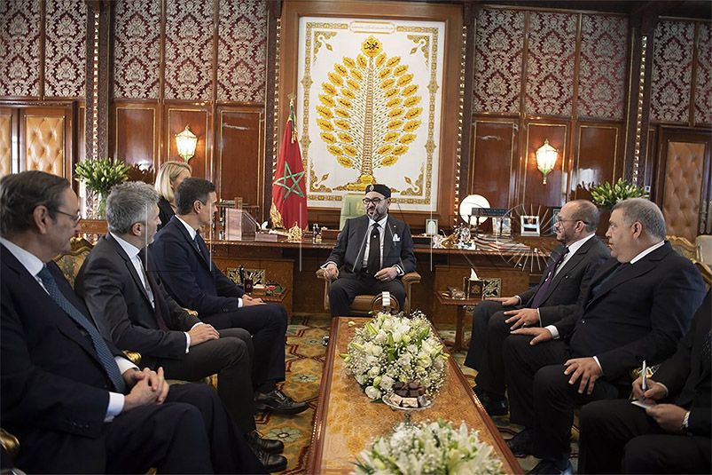 pedro-sanchez-mohamed-vi-marlaska
