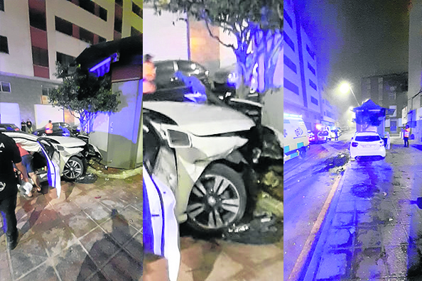 accidente-coche-avenida-ejercito-espanol