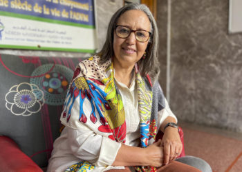 Atifa Timjerdine, coordinadora del colectivo Primavera de la Dignidad