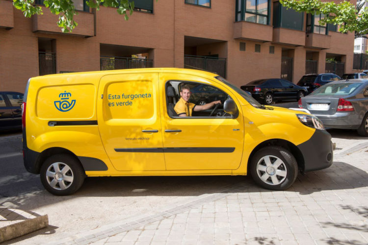 Furgoneta electrica correos