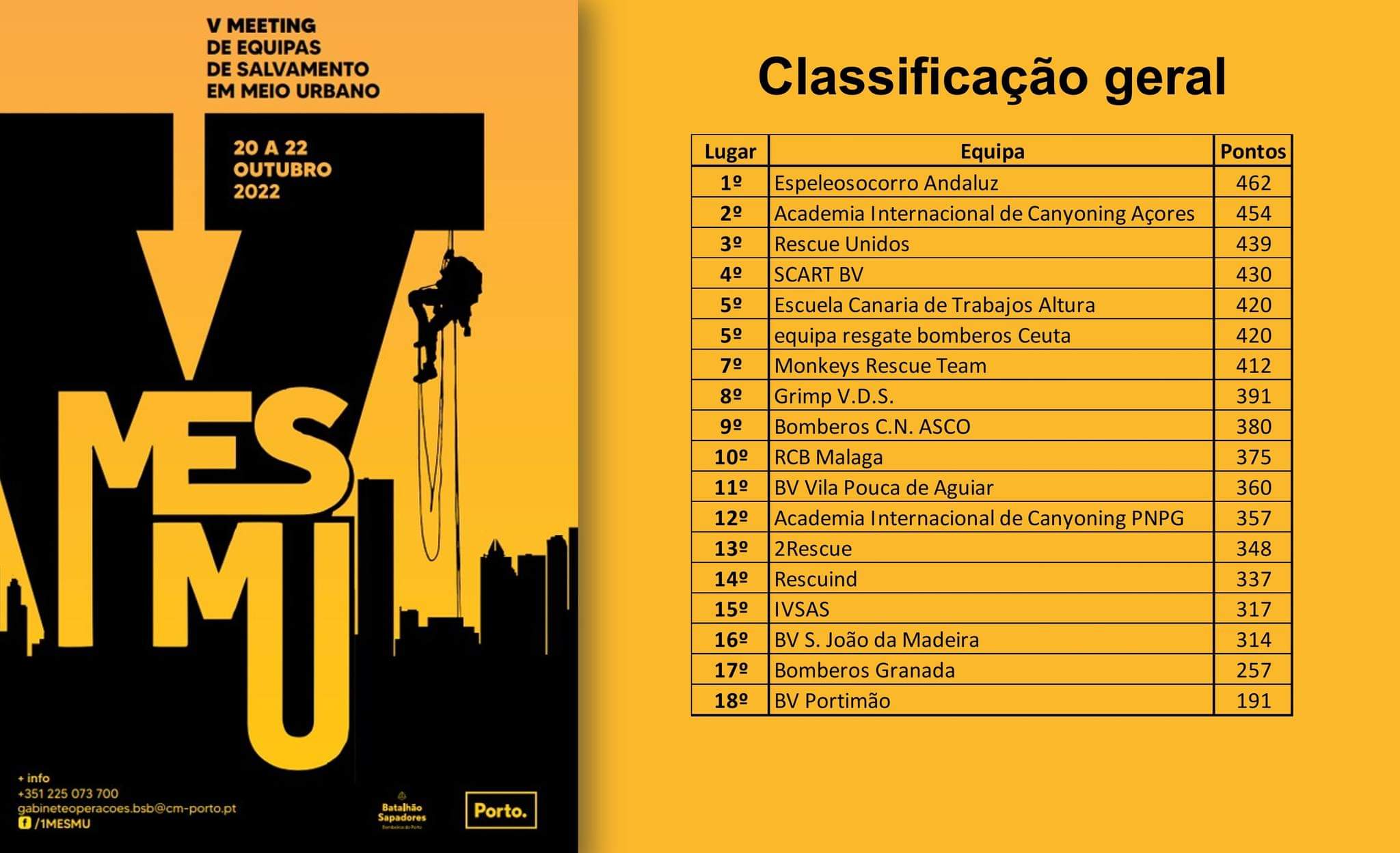 clasificación mesmu