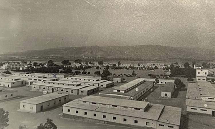 Fotografía Campamento Militar Álvarez de Sotomayor. Vista Panorámica (h.1960).