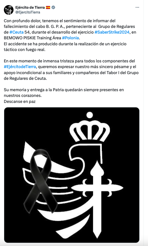condolencias-militar-regulares-fallecido-polonia