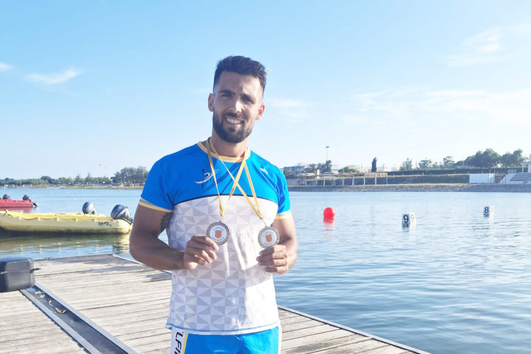 medallas-jose-luis-gomez-campeonato-velocidad-piraguismo