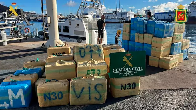 guardia-civil-toneladas-hachis-marruecos-gran-canaria